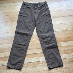 Eddie Bauer Mountain Ops Double Knee Specially Dyed Khaki Pants 30x32